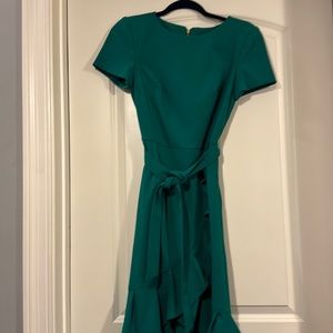 Belted Calvin Klein dress